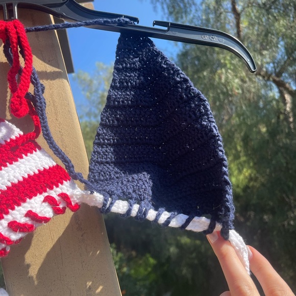 Usa Fourth of July bralette woven top small - Picture 6 of 7